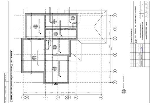 схема перекрытий